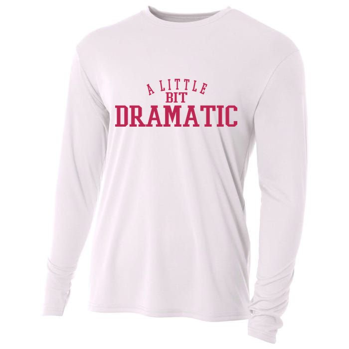 A Little Bit Dramatic Cooling Performance Long Sleeve Crew
