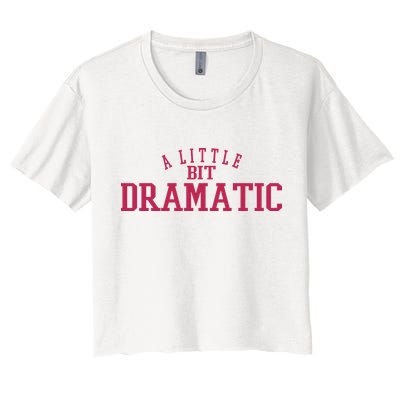 A Little Bit Dramatic Crop Top