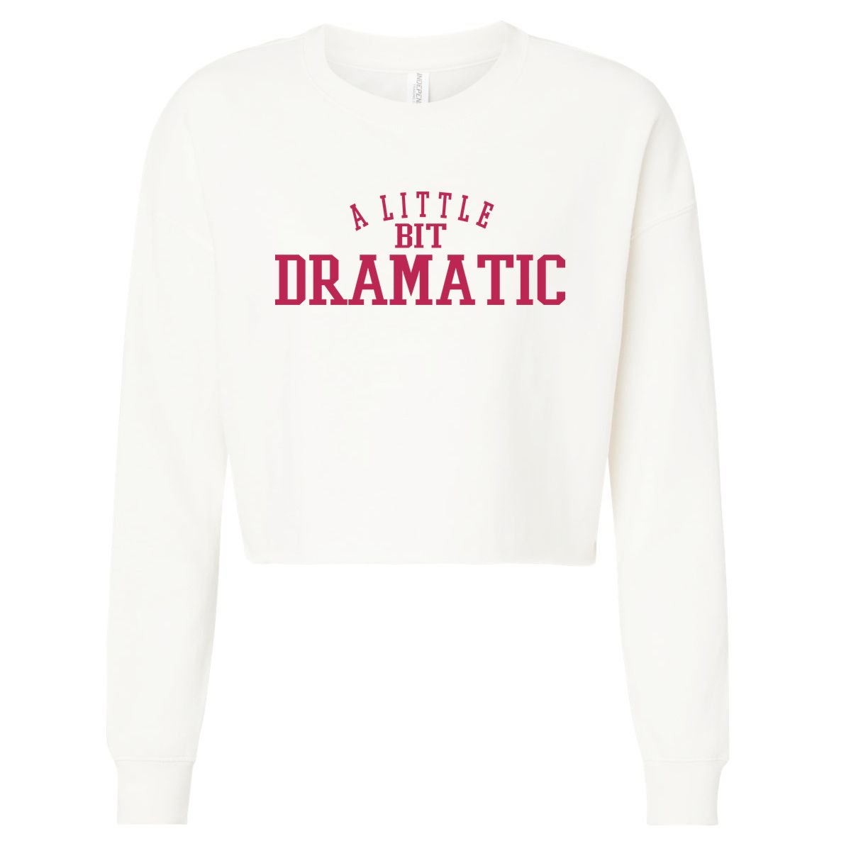 A Little Bit Dramatic Cropped Pullover Crew
