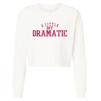 A Little Bit Dramatic Cropped Pullover Crew