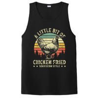 A Little Bit Of Chicken Fried Southern Fast Food Lover PosiCharge Competitor Tank