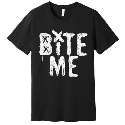 Avril Lavigne Bite Me Two Sided Premium T-Shirt