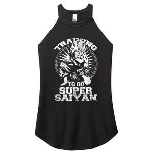 Anime Lover Bodybuilder Funny Workout Fitness Gym Gift Women's Perfect Tri Rocker Tank