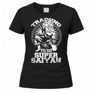 Anime Lover Bodybuilder Funny Workout Fitness Gym Gift Women's T-Shirt