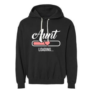 Aunt Loading Bar Gift Garment-Dyed Fleece Hoodie