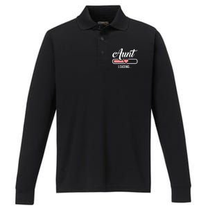 Aunt Loading Bar Gift Performance Long Sleeve Polo