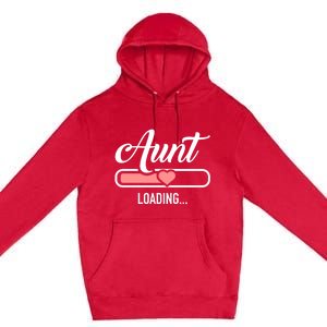 Aunt Loading Bar Gift Premium Pullover Hoodie