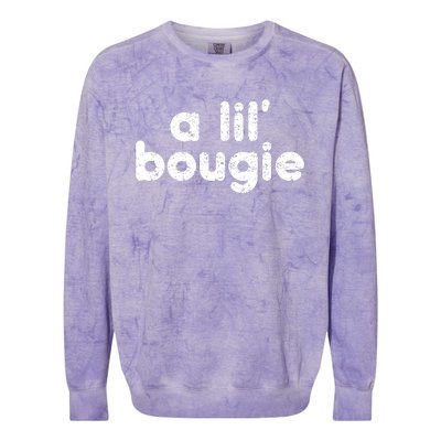 A Lil’ Bougie Colorblast Crewneck Sweatshirt