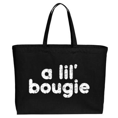 A Lil’ Bougie Cotton Canvas Jumbo Tote