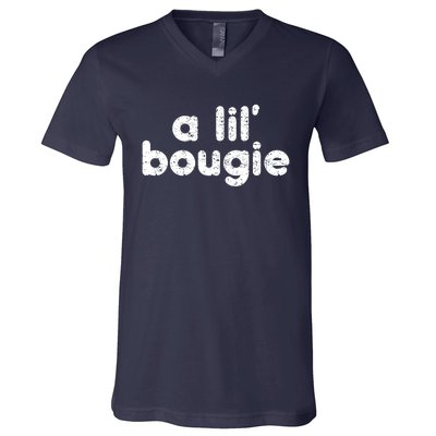 A Lil’ Bougie V-Neck T-Shirt