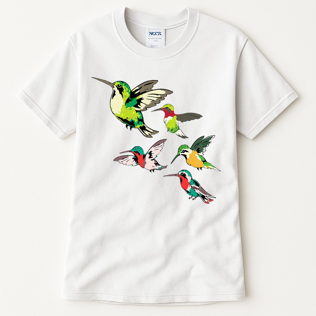 Animal Lover Birdwatching Beautiful Bird Hummingbird Tall T-Shirt