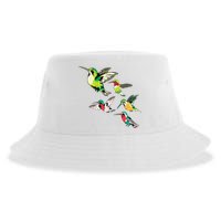 Animal Lover Birdwatching Beautiful Bird Hummingbird Sustainable Bucket Hat
