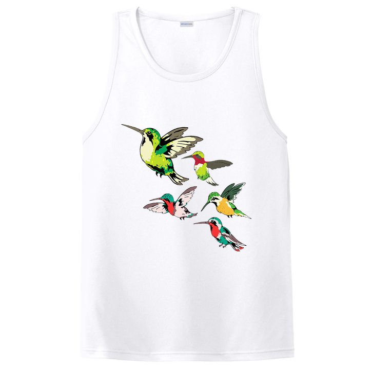 Animal Lover Birdwatching Beautiful Bird Hummingbird PosiCharge Competitor Tank