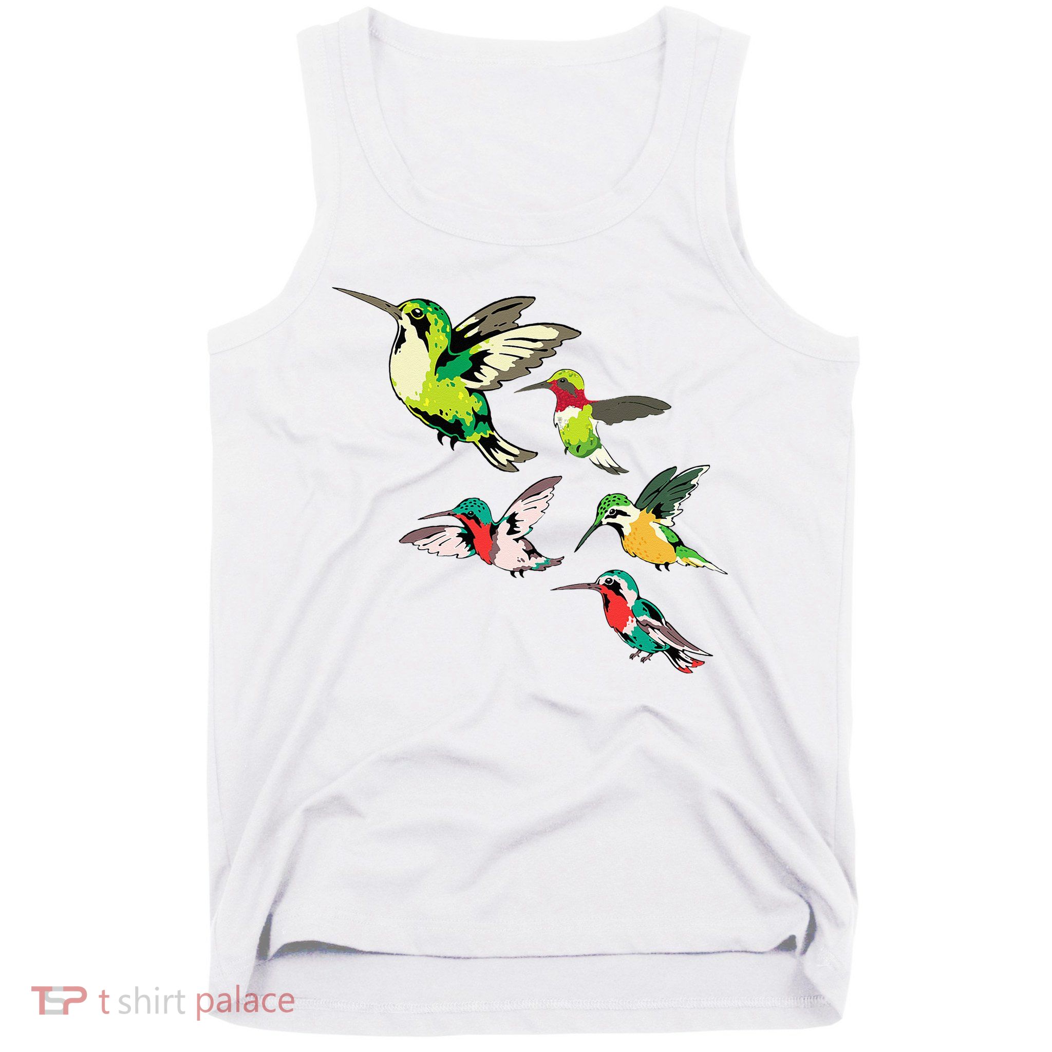 Animal Lover Birdwatching Beautiful Bird Hummingbird Tank Top