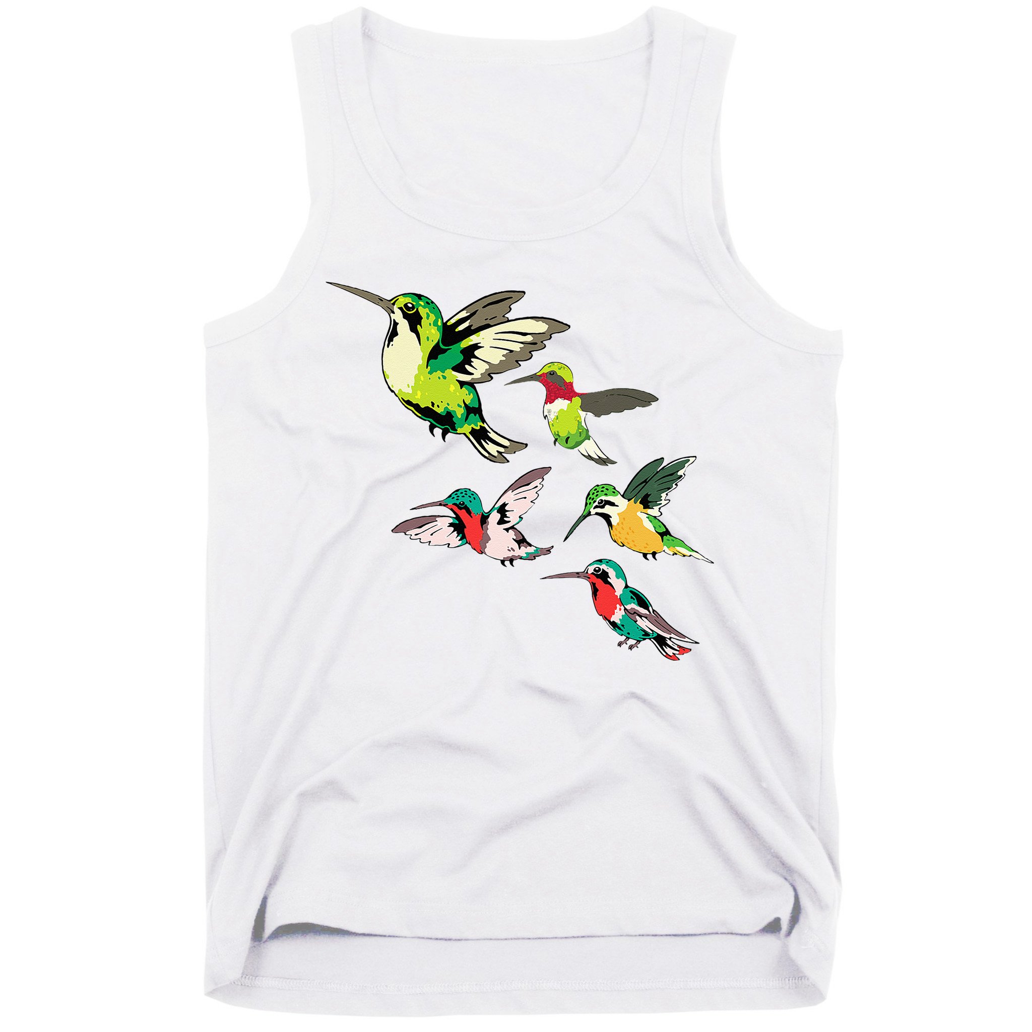 Animal Lover Birdwatching Beautiful Bird Hummingbird Tank Top