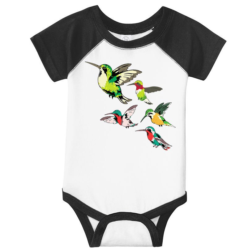 Animal Lover Birdwatching Beautiful Bird Hummingbird Infant Baby Jersey Bodysuit