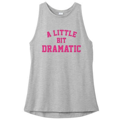 A Little Bit Dramatic Halloween Queen  Ladies PosiCharge Tri-Blend Wicking Tank