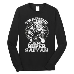 Anime Lover Bodybuilder Workout Fitness Gym Gift Long Sleeve Shirt