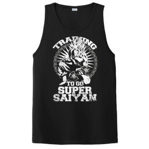 Anime Lover Bodybuilder Workout Fitness Gym Gift PosiCharge Competitor Tank