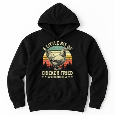 A Little Bit Of Chicken Fried Southern Fast Food Lover Hoodie