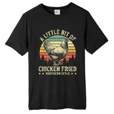 A Little Bit Of Chicken Fried Southern Fast Food Lover Tall Fusion ChromaSoft Performance T-Shirt