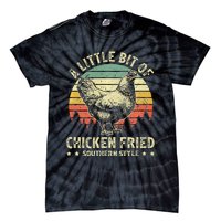 A Little Bit Of Chicken Fried Southern Fast Food Lover Tie-Dye T-Shirt