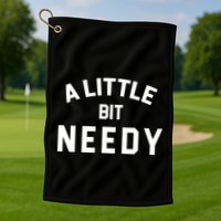 A Little Bite Needy Golf Towel
