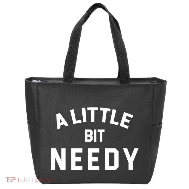 A Little Bite Needy Zip Tote Bag