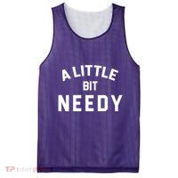 A Little Bite Needy Mesh Reversible Basketball Jersey Tank