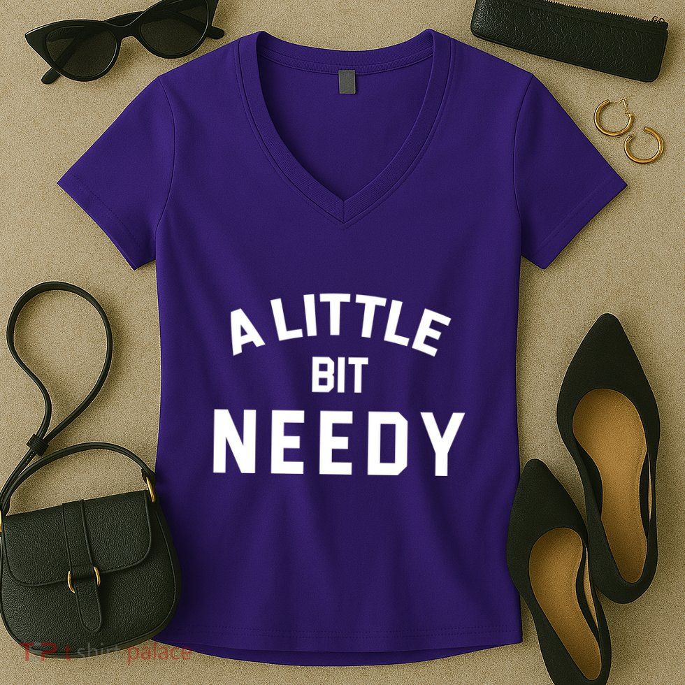 A Little Bite Needy Women's V-Neck T-Shirt