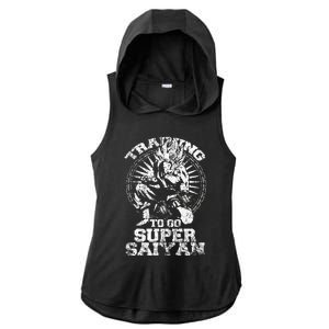 Anime Lover Bodybuilder Workout Fitness Gym Ladies PosiCharge Tri-Blend Wicking Draft Hoodie Tank