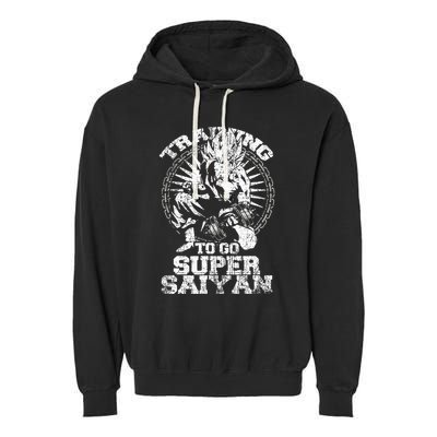 Anime Lover Bodybuilder Workout Fitness Gym Garment-Dyed Fleece Hoodie