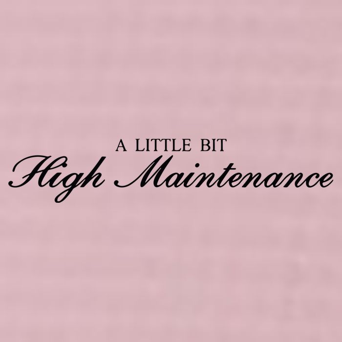 A Little Bit High Maintenance Limited 25L Jumbo Tote