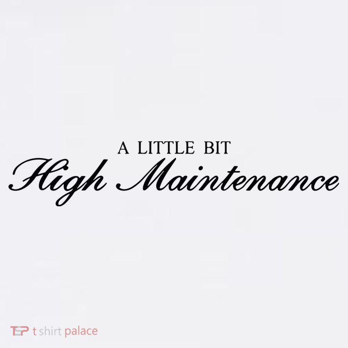 A Little Bit High Maintenance Limited 11oz C Handle Ceramic Mug