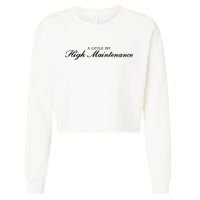 A Little Bit High Maintenance Limited Cropped Pullover Crew