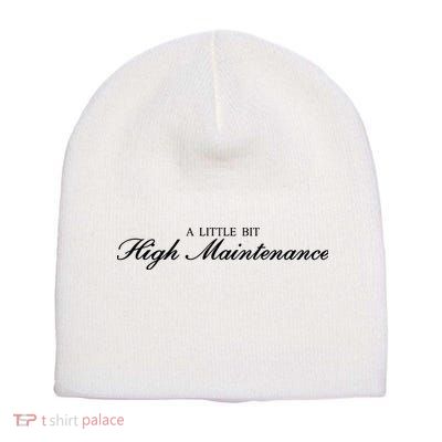 A Little Bit High Maintenance Limited Short Acrylic Beanie