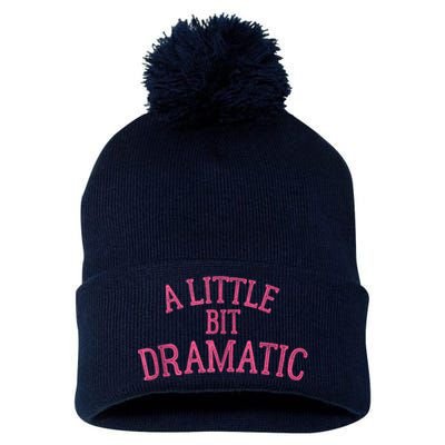 A Little Bit Dramatic Pom Pom 12in Knit Beanie