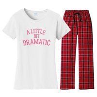 A Little Bit Dramatic Women's Flannel Pajama Set