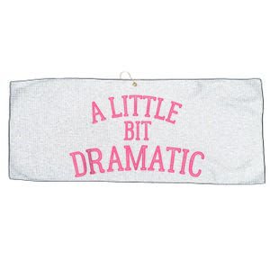 A Little Bit Dramatic Large Microfiber Waffle Golf Towel