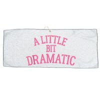 A Little Bit Dramatic Large Microfiber Waffle Golf Towel