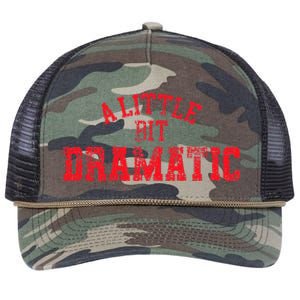 A Little Bit Dramatic Pop Tv Culture Retro Rope Trucker Hat Cap