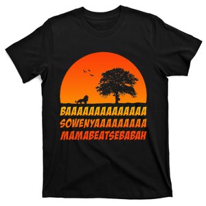 African Lion Baaa Sowenyaaa T-Shirt