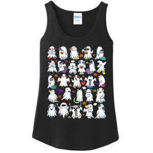 Alphabet Lore Boo Halloween Ghost Pumpkin Ladies Essential Tank