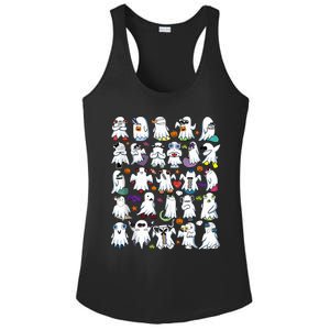 Alphabet Lore Boo Halloween Ghost Pumpkin Ladies PosiCharge Competitor Racerback Tank