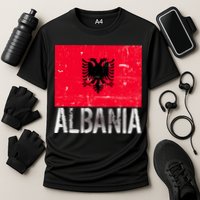 Albania Flag Albanians Soccer Football Team Cooling Performance Crew T-Shirt