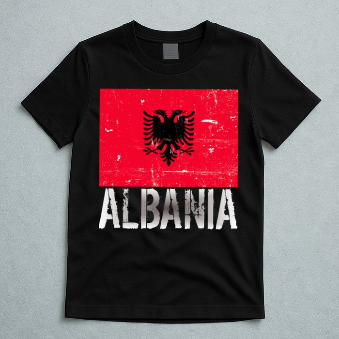 Albania Flag Albanians Soccer Football Team T-Shirt