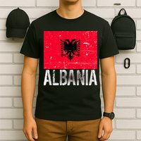 Albania Flag Albanians Soccer Football Team T-Shirt