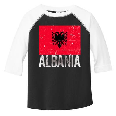 Albania Flag Albanians Soccer Football Team Toddler Fine Jersey T-Shirt