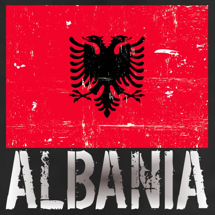 Albania Flag Albanians Soccer Football Team Golf Towel
