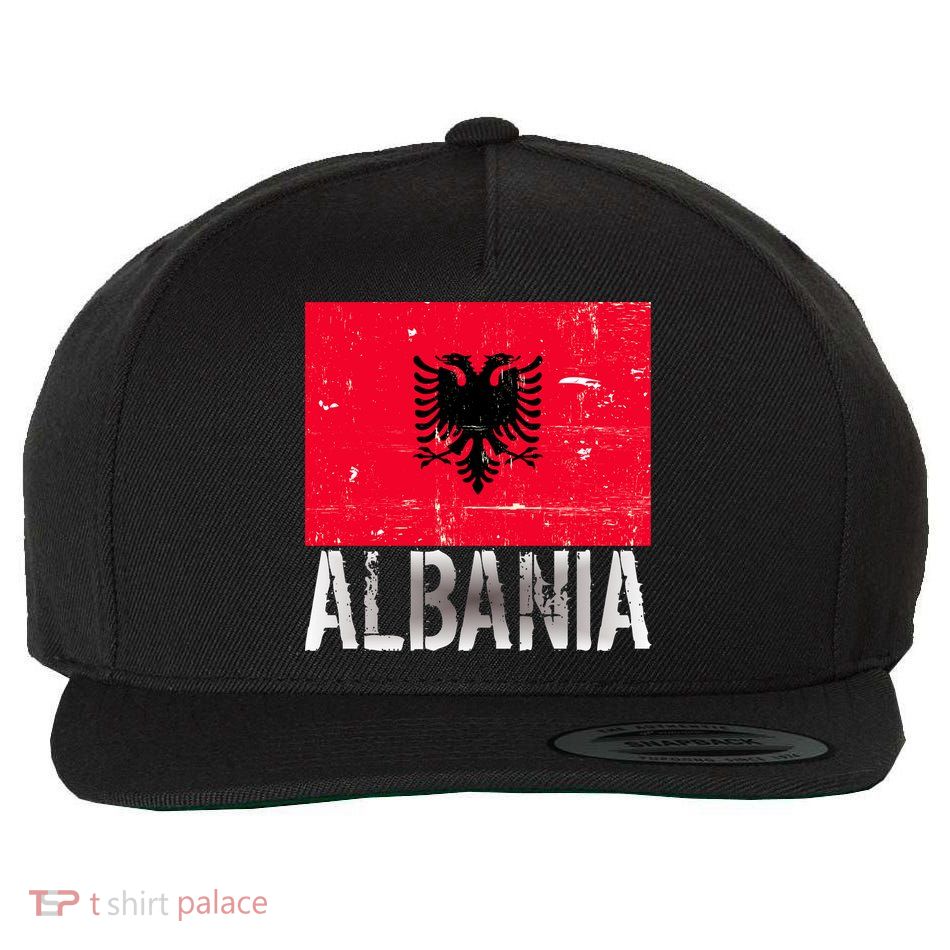Albania Flag Albanians Soccer Football Team Wool Snapback Cap